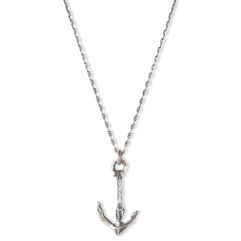 Anchor Silver Necklace