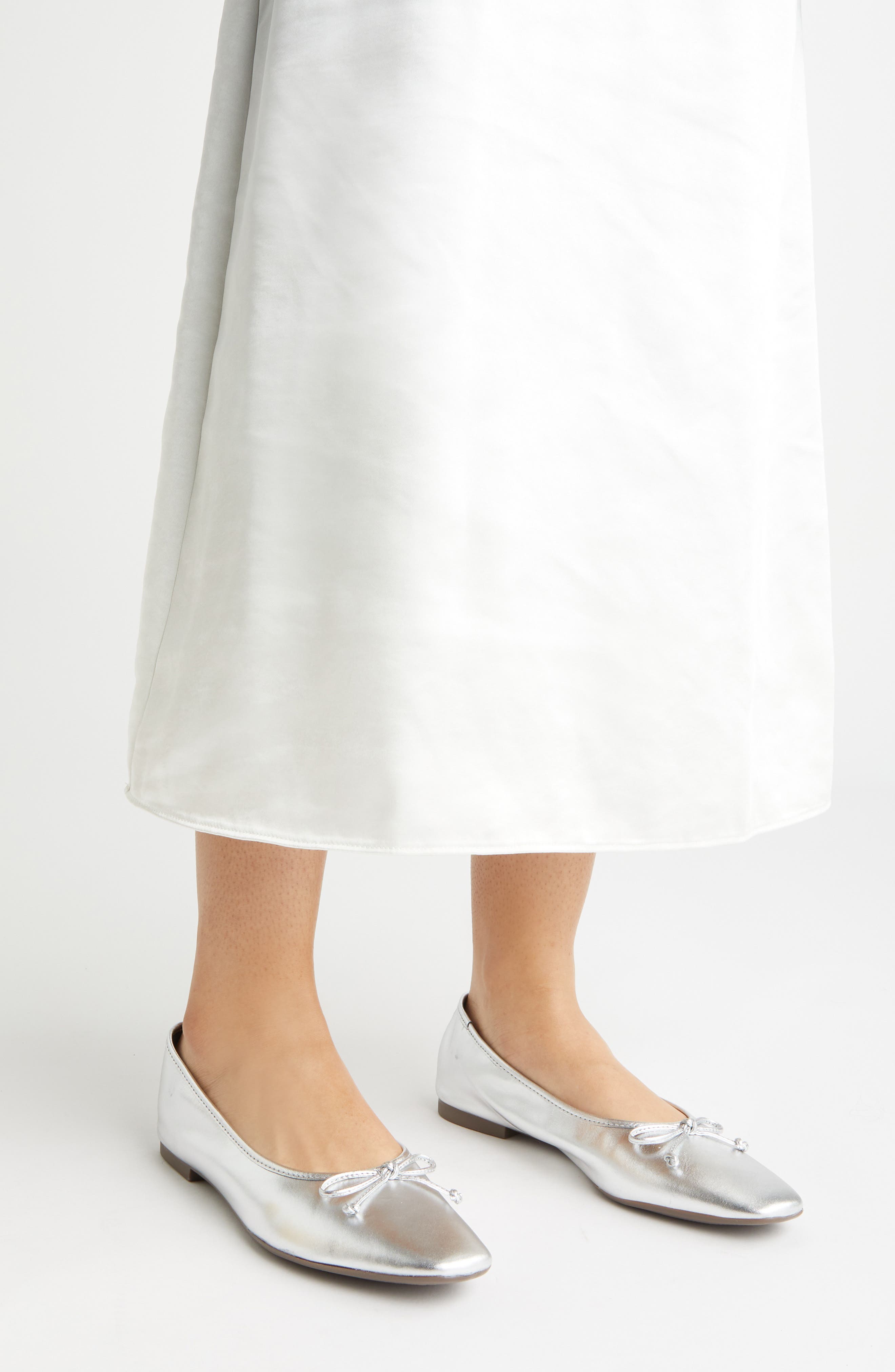 Arissa Square Toe Ballet Flat, Alternate, color, PRATA