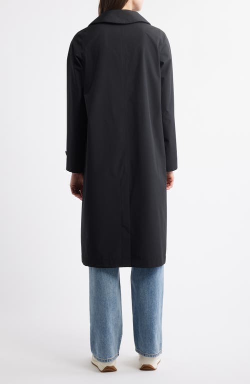 Save The Duck Asia Water Repellent Hooded Raincoat In Black