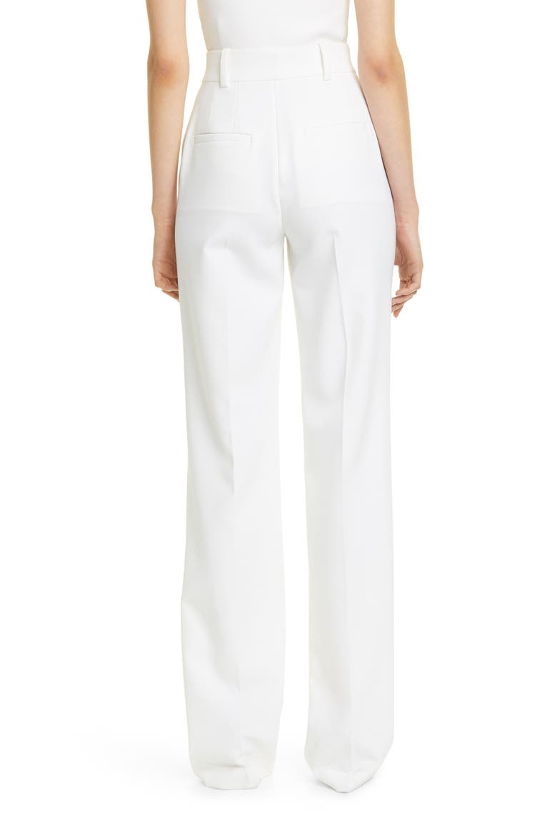 Nigel II High Waist Wide Leg Pants, Alternate, color, WHITE