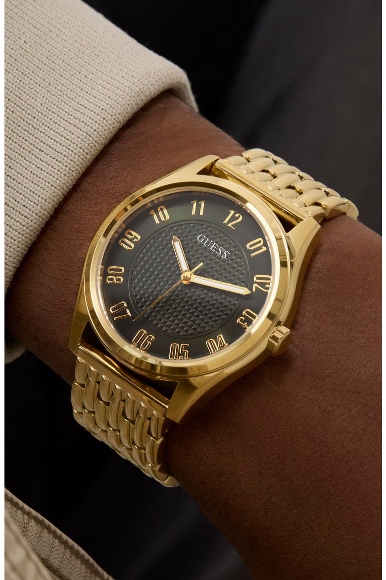 Tate Goldtone Bracelet Watch, 42mm, Alternate, color, GOLD