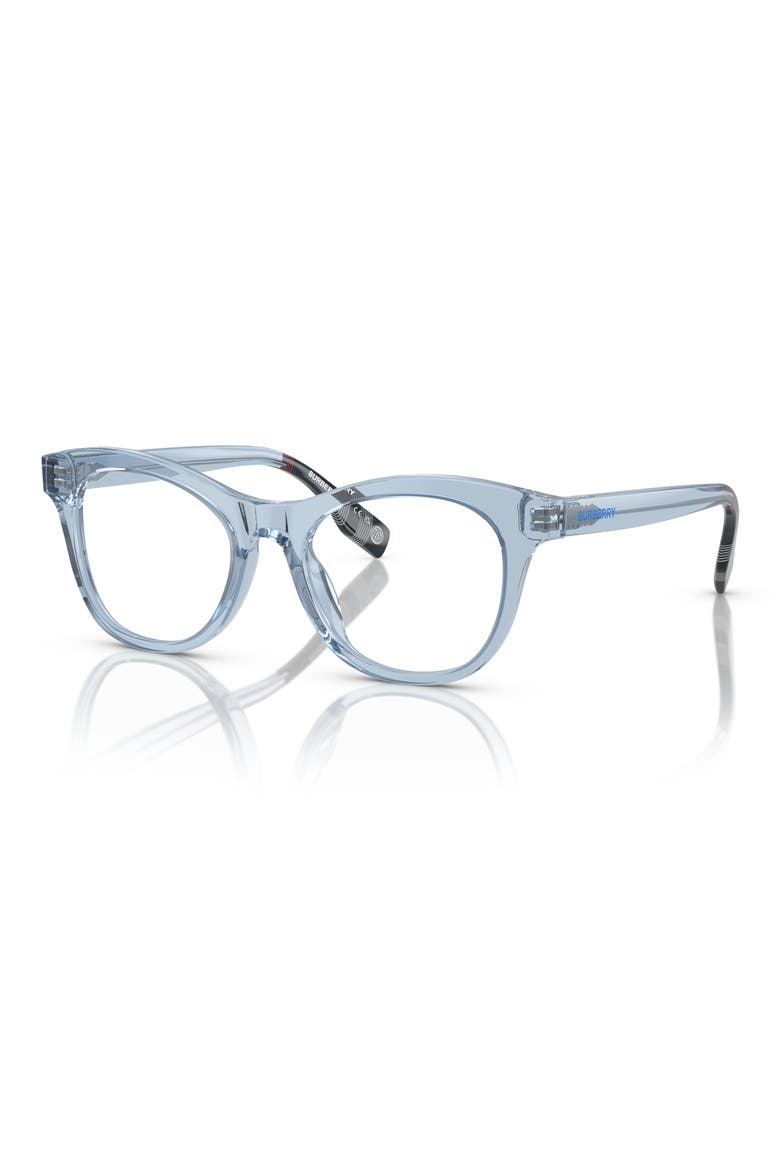 46mm Cat Eye Optical Glasses, Alternate, color, BLUE / DEMO LENS