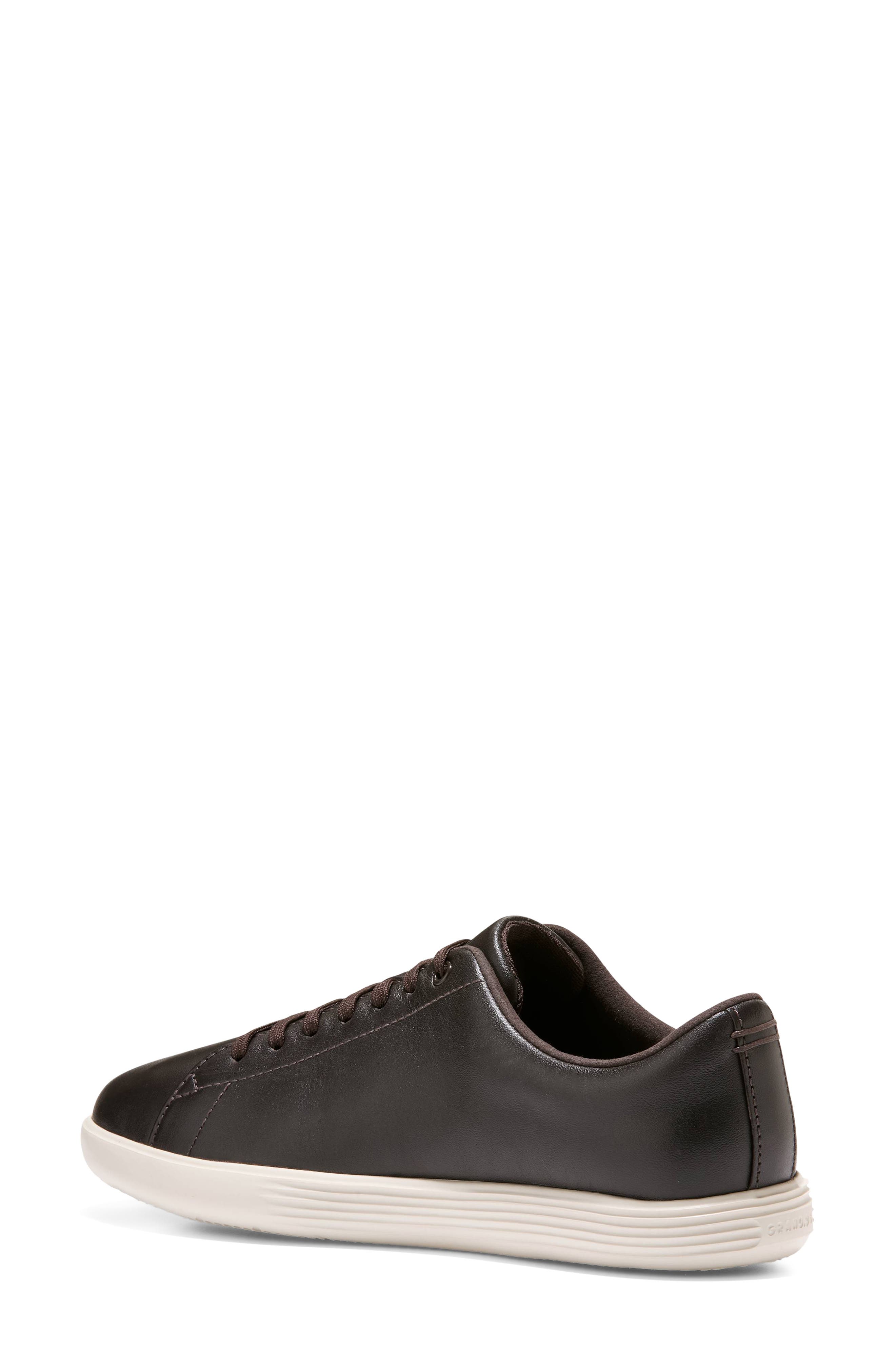 Grand Crosscourt Sneaker, Alternate, color, DARK CHOCOLATE LEATHER