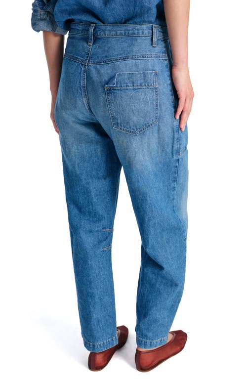 Twp Jetties Barrel-leg Jeans In Vintage Wash