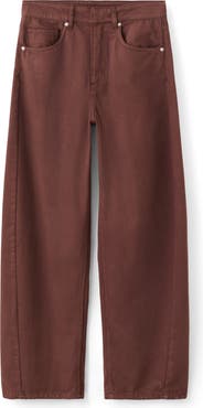 MANGO Mid Rise Balloon Jeans