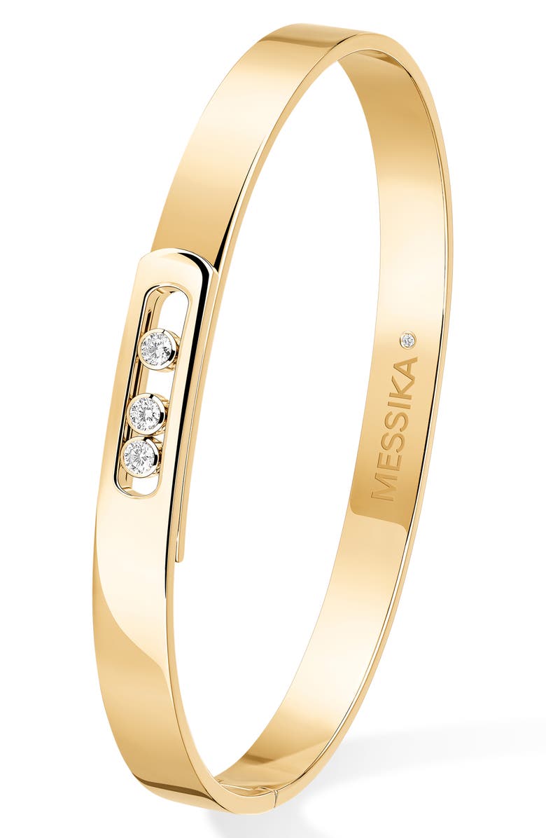 Messika Move Noa Diamond Bangle Bracelet, Alternate, color, Yellow Gold