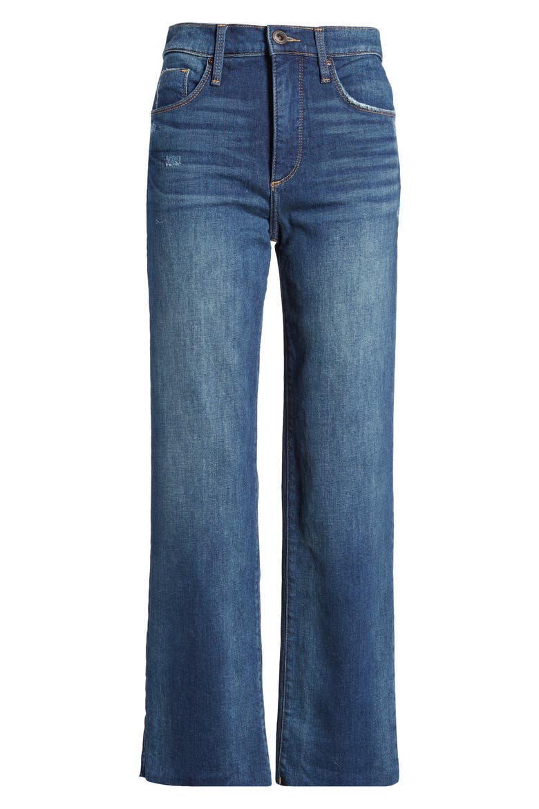 James High Waist Wide Leg Jeans, Alternate, color, DARK RIMINI