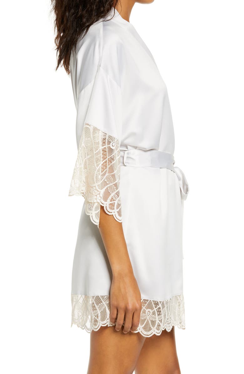 Flora Nikrooz Gabby Satin Robe, Alternate, color,