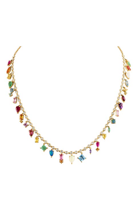 Rainbow Collar Necklace
