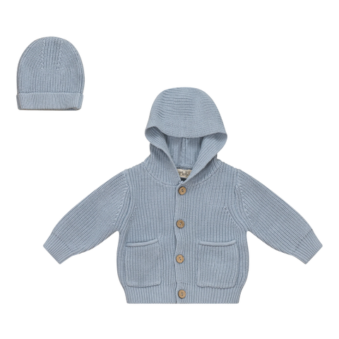 Knit Hoodie Jacket with Matching Hat (Baby)