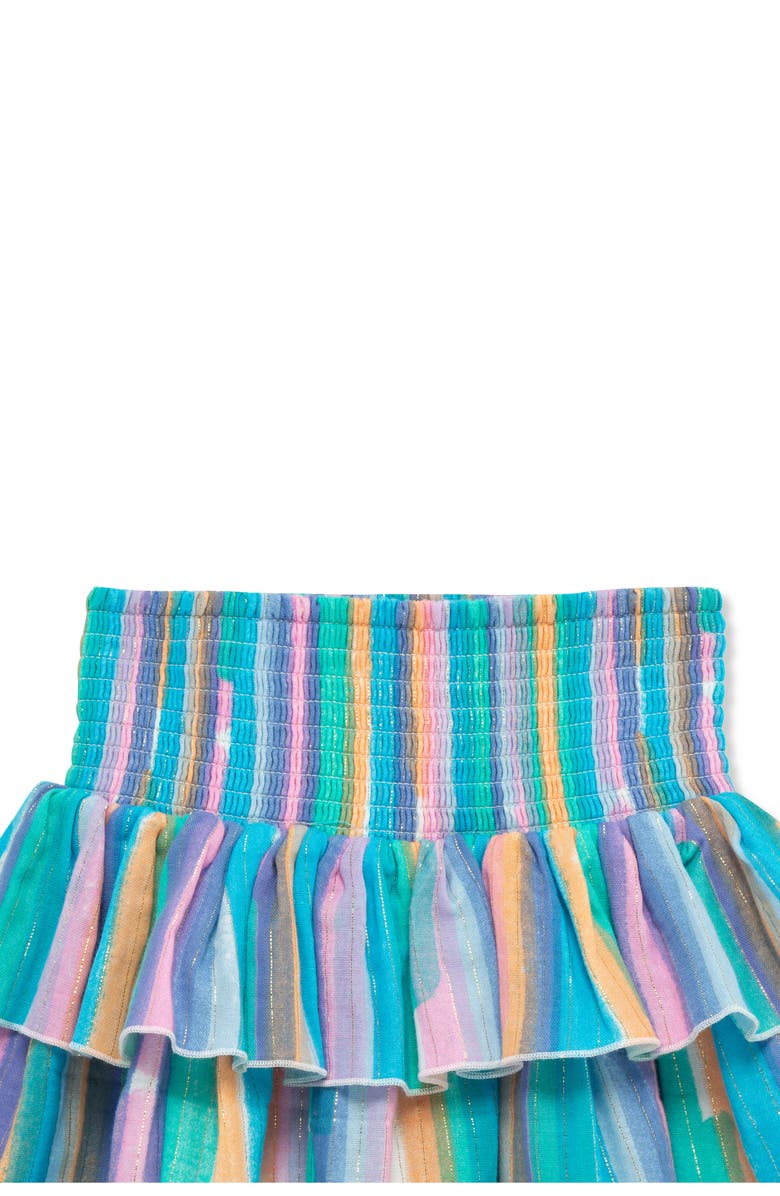 Peek Aren't You Curious Kids' Dragonflies Embellished Embroidered Shirt & Skirt, Alternate, color,