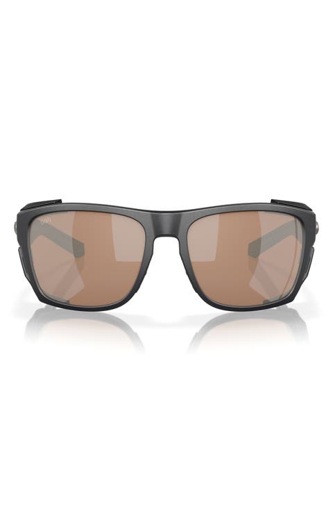 King Tide 6 58mm Polarized Rectangular Sunglasses