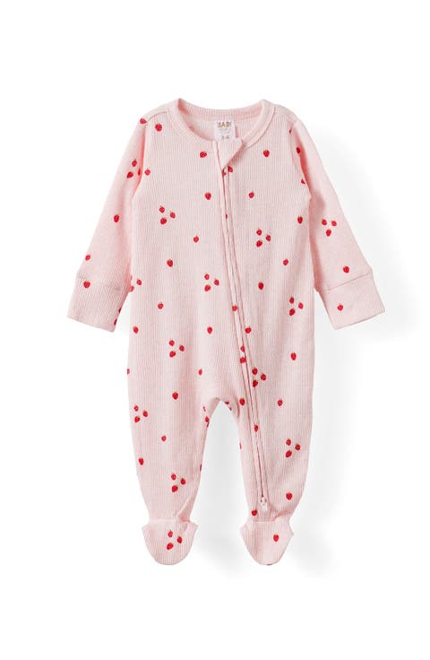 Organic Pointelle Zip All In One Romper