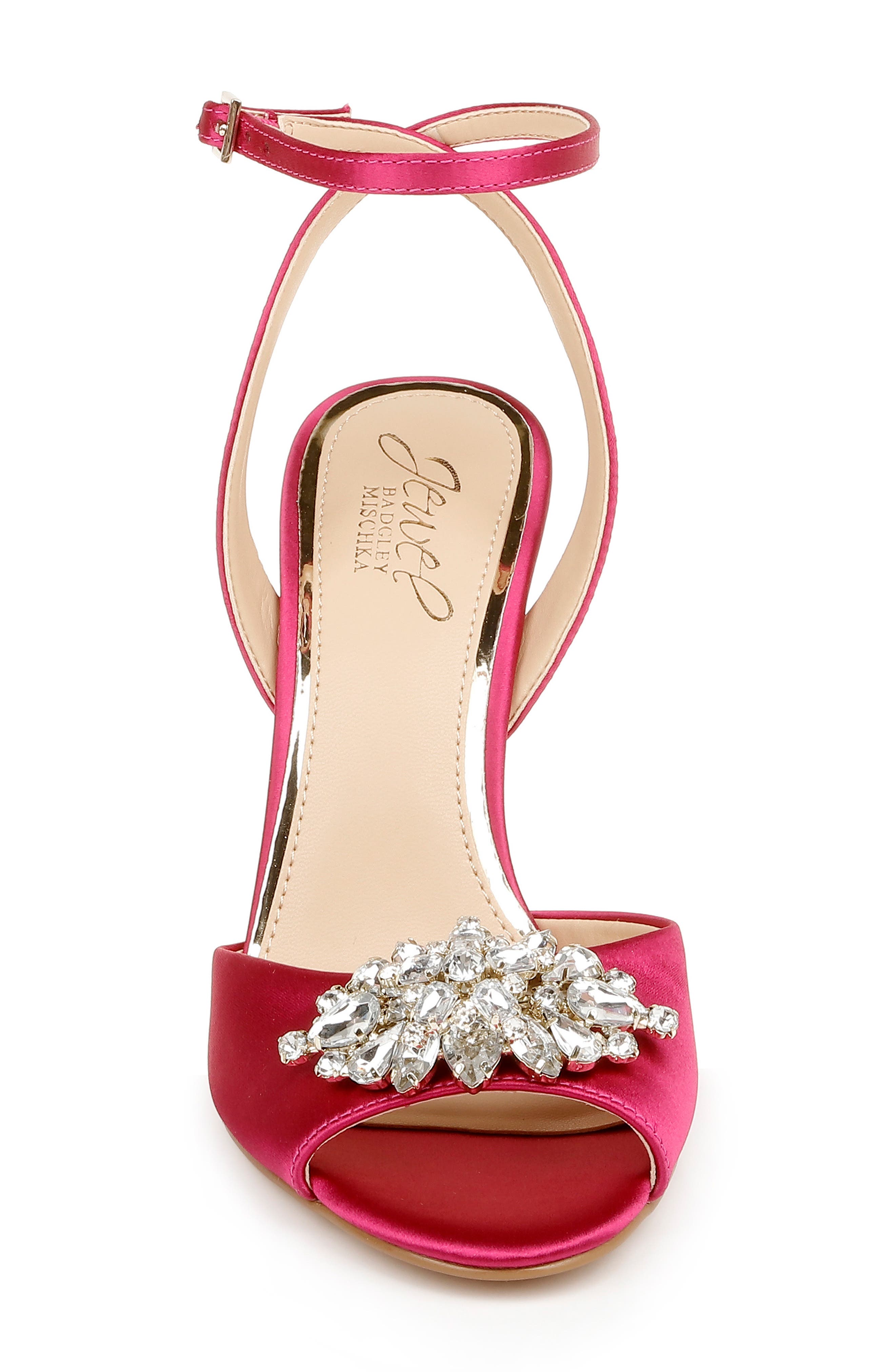 Jessa Sandal, Alternate, color, HOT PINK