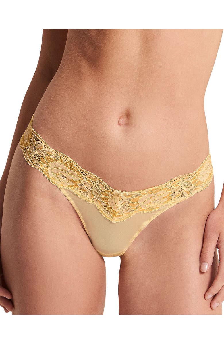 Adore Me Jaya Thong Panties, Main, color, Light Yellow
