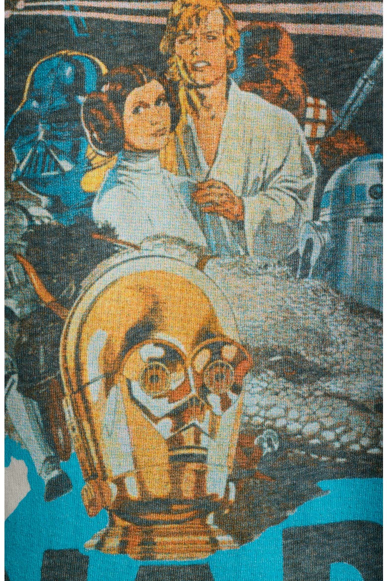 Star Wars Poster Graphic T-Shirt, Alternate, color, VINTAGE WHITE