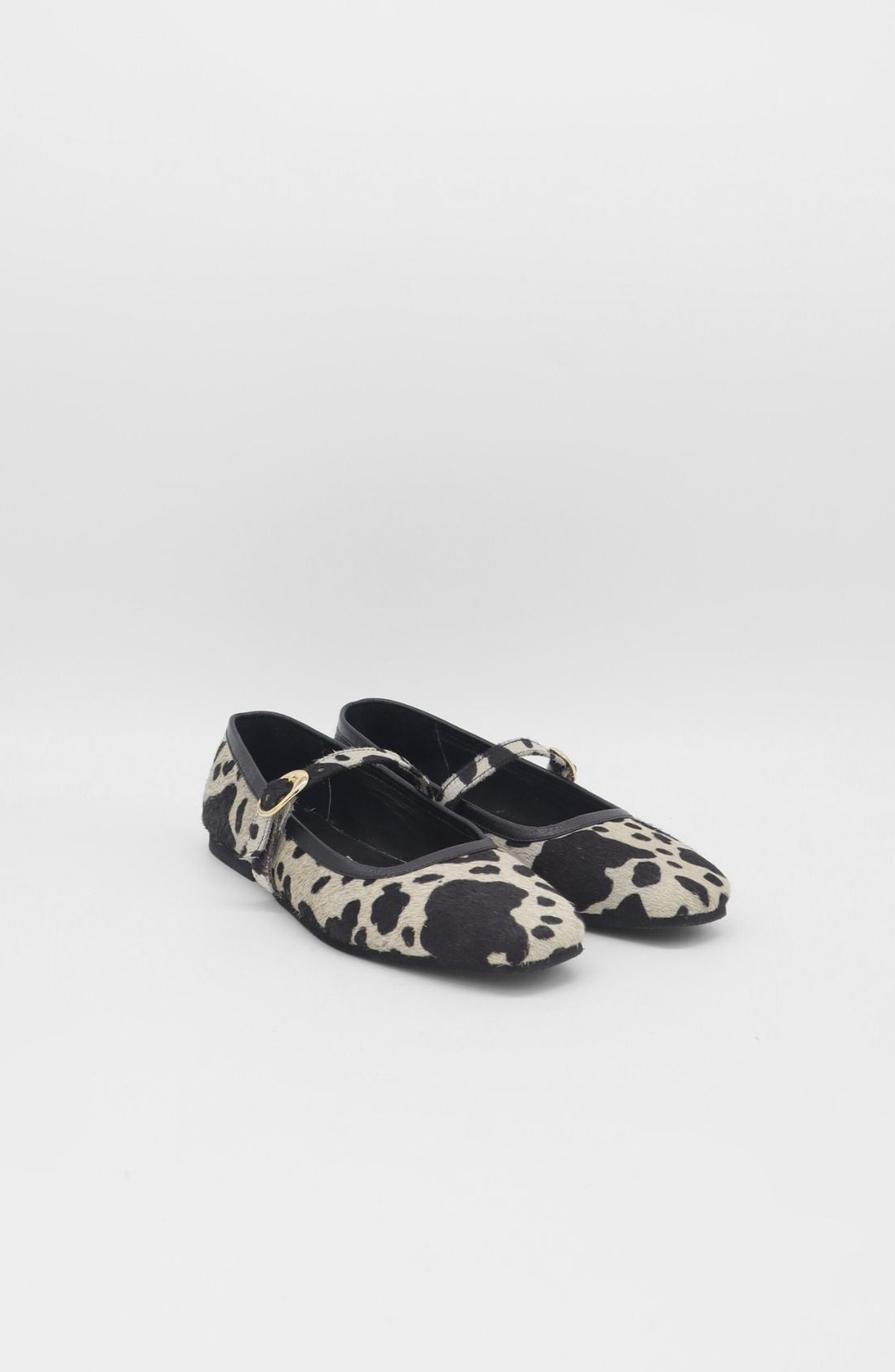 STIVALI NEW YORK Tribeca Mary Jane Ballet Flat, Main, color, Black Cowhide Leather
