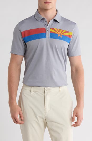Travismathew Great Prescott Polo In Gray