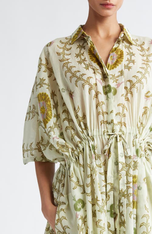 GIAMBATTISTA VALLI GIAMBATTISTA VALLI BOTANICAL PRINT COTTON VOILE SHIRTDRESS