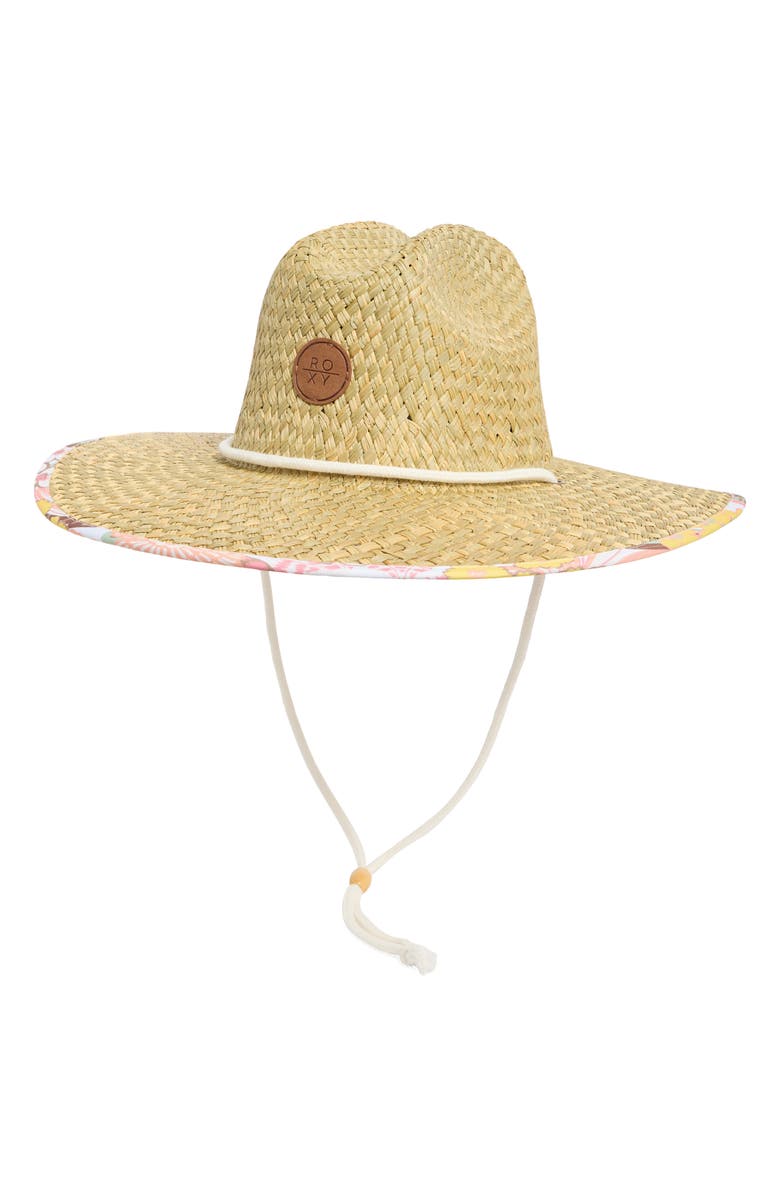 Roxy Piña to my Colada Straw Sun Hat, Main, color,