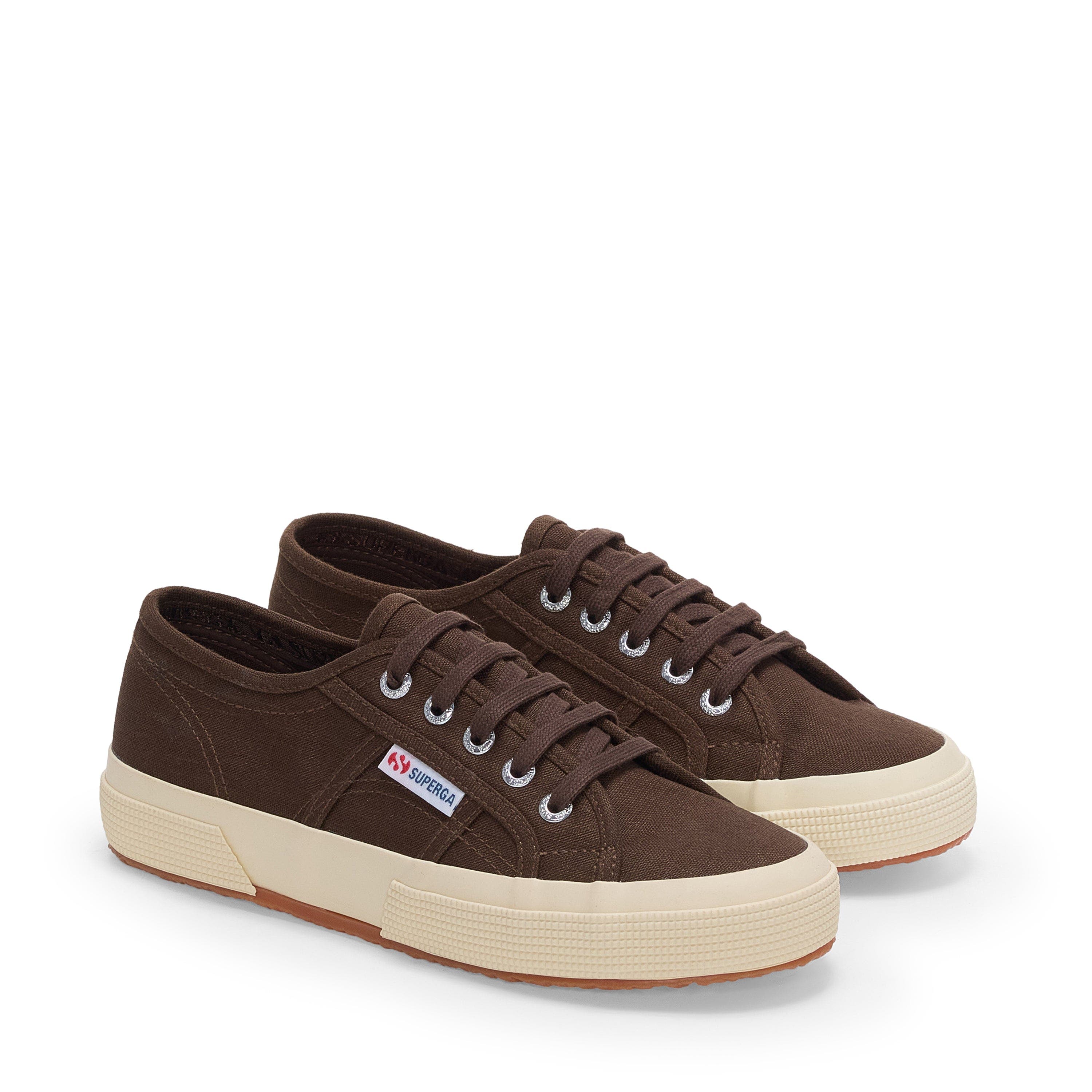 Superga 2750 Linen Sneakers, Alternate, color, Brown-Off White