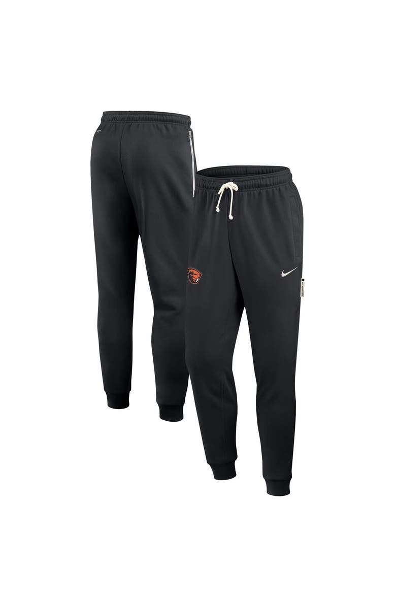 Nike Men's Nike Black Oregon State Beavers 2025 Sideline Standard Issue Dri-FIT Taper Sweatpants, Main, color, Black