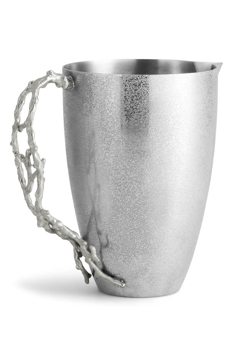 Michael Aram Ocean Reef Pitcher, Alternate, color, Silver