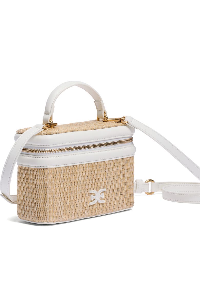 Sam Edelman Paige Train Case Crossbody Bag, Alternate, color, Ivory