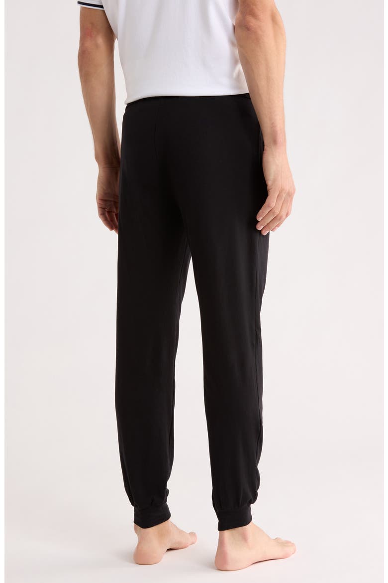 Cotton Blend Lounge Pants, Alternate, color, BLACK