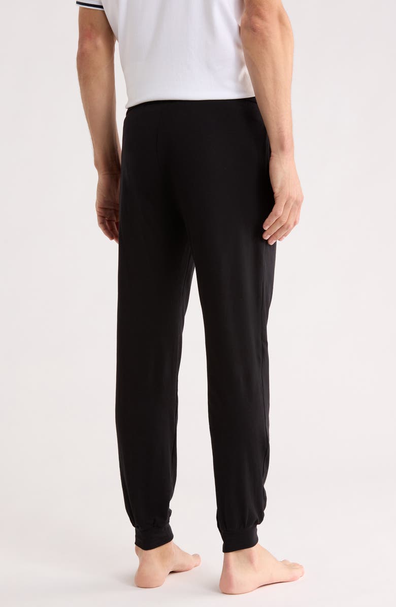 BOSS Cotton Blend Lounge Pants, Alternate, color, Black