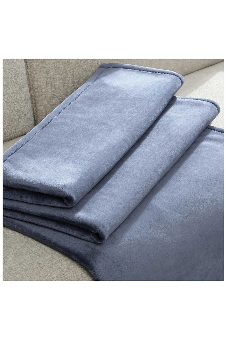 Core Plush Blanket, Alternate, color, SLATE B LUE