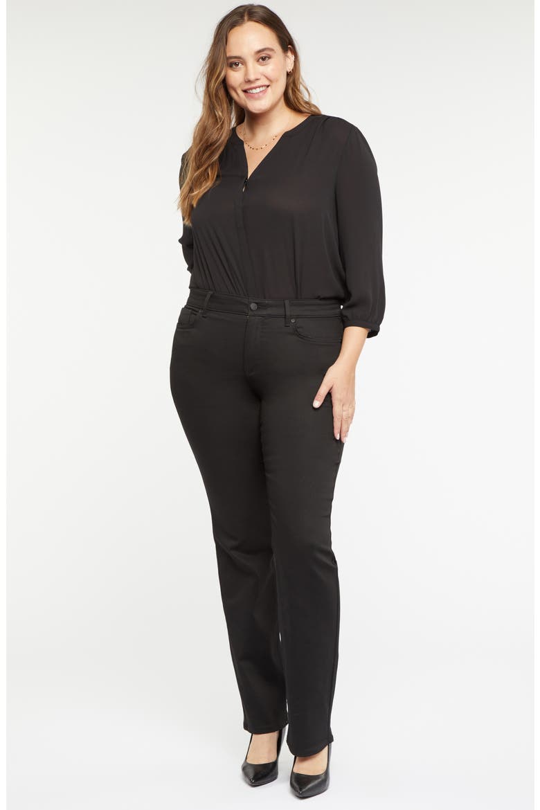 Marilyn Straight Leg Jeans, Alternate, color, BLACK RINSE