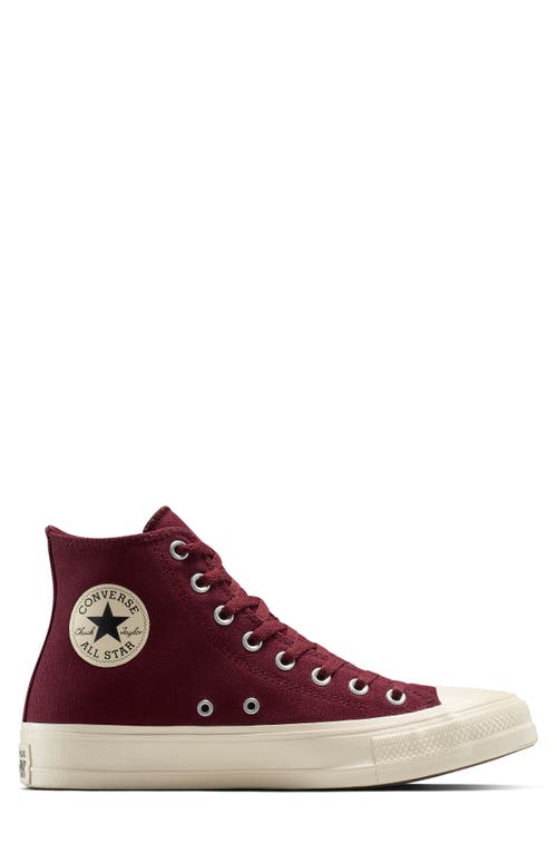 Converse Chuck Taylor All Star Durable Canvas High Top Sneaker In Burgundy