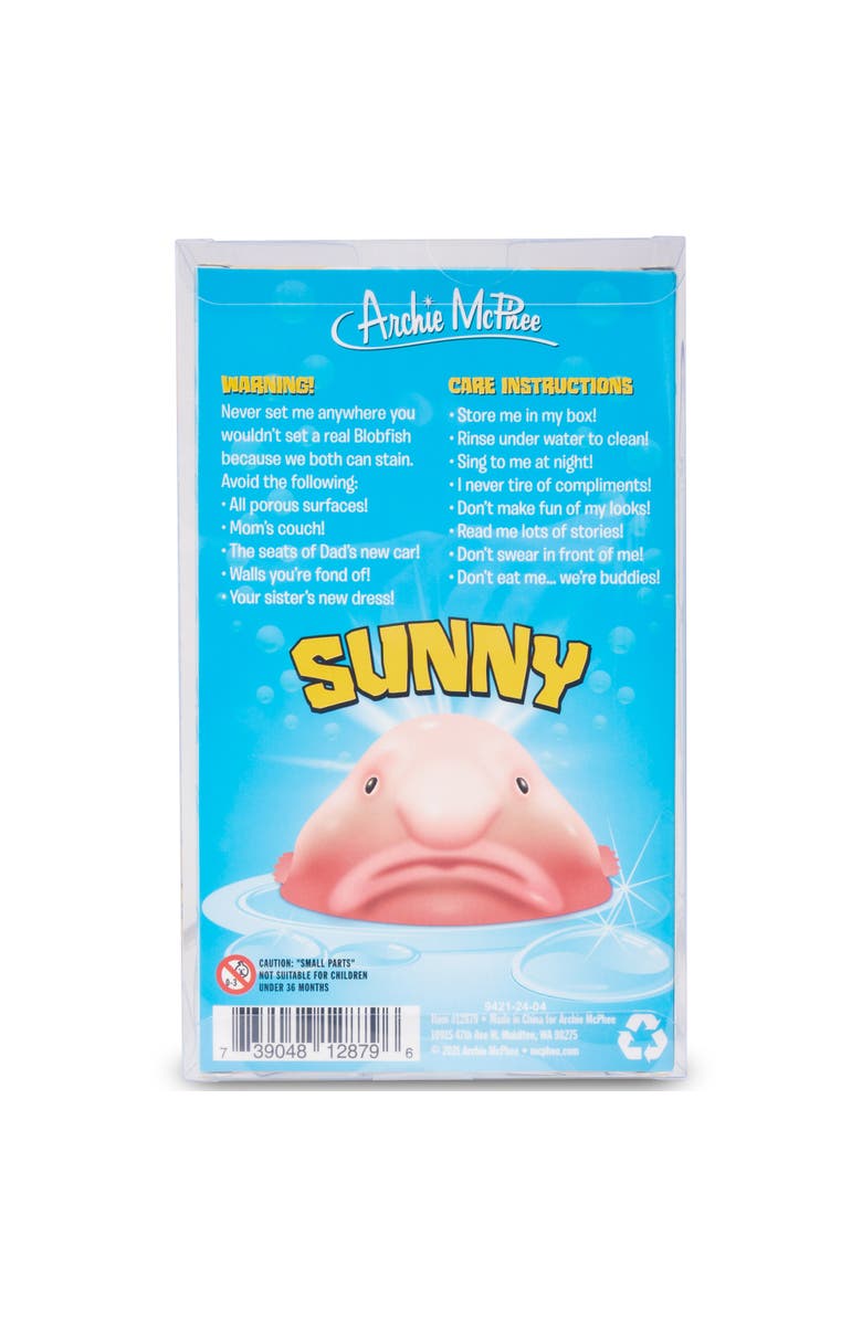 Archie McPhee Sunny The Happy Blobfish, Alternate, color, Multicolored