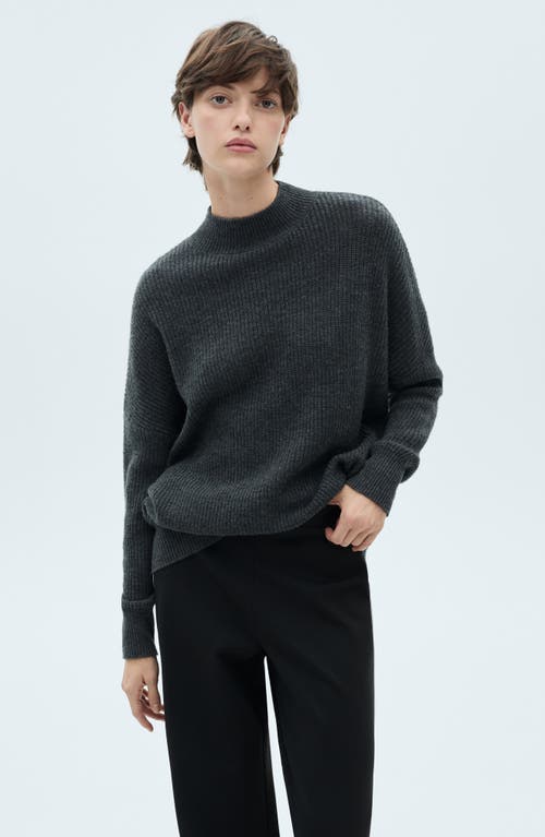 Shop Mango Side Stripe Track Pants In Black