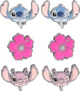 Disney Clip-On 3 Piece Earring Set