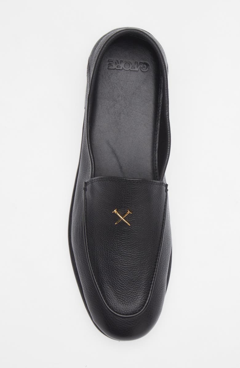 G/FORE Metal Tees Leather Flex Loafer, Alternate, color,