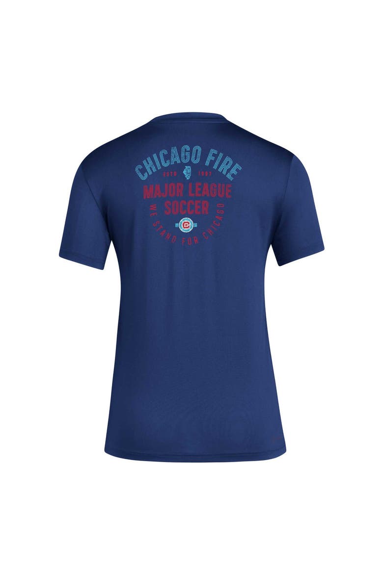 Women's adidas Navy Chicago Fire Local Stoic AEROREADY T-Shirt, Alternate, color, Navy