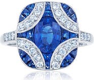 Kwiat 18k Gold Sapphire & Diamond Statement Ring