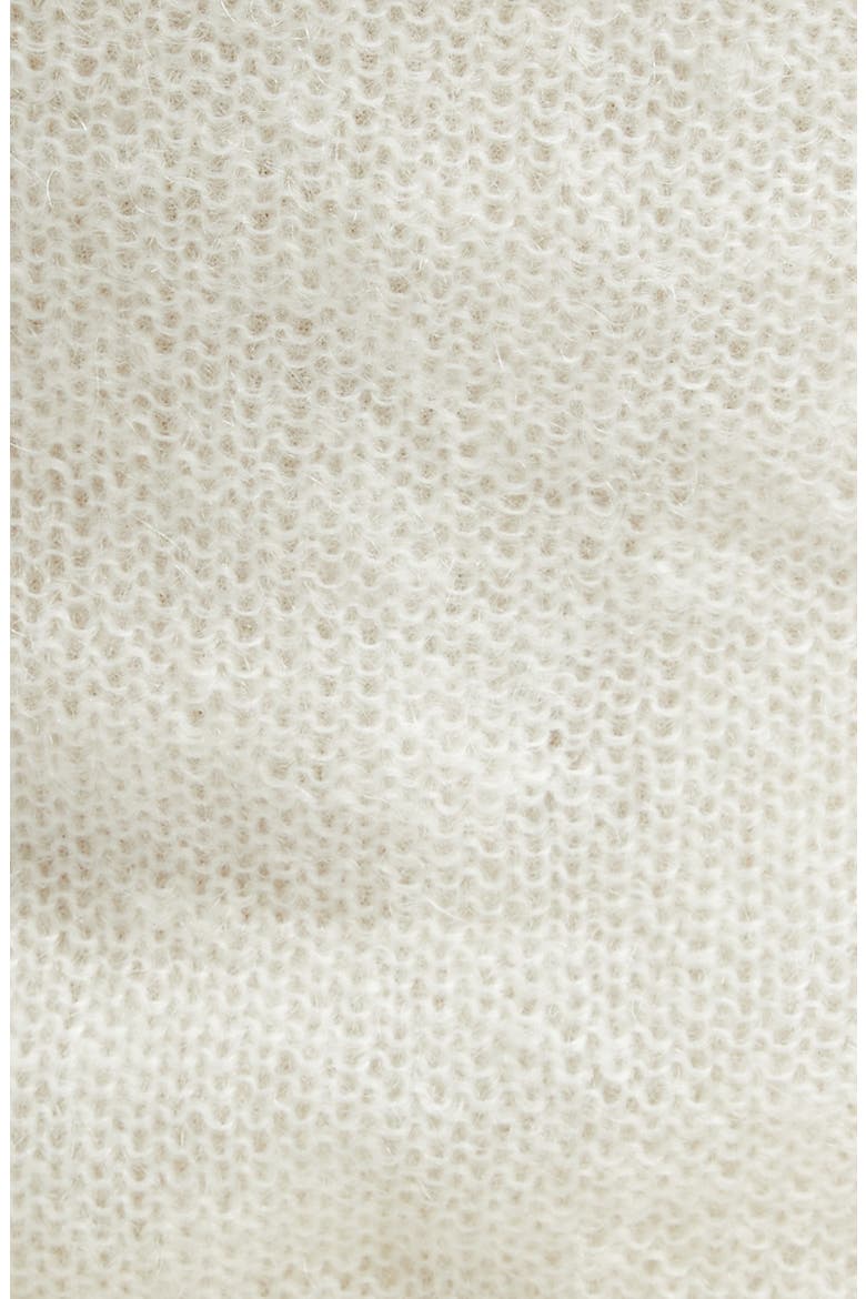Distressed Mohair & Wool Blend Sweater Tank, Alternate, color, OFF-WHITE