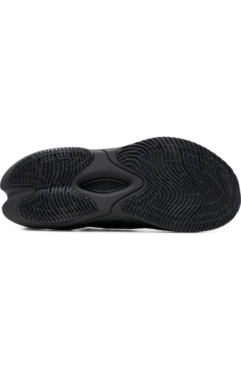 Clarks<sup>®</sup> Pace Lace-Up Sneaker, Alternate, color, Black