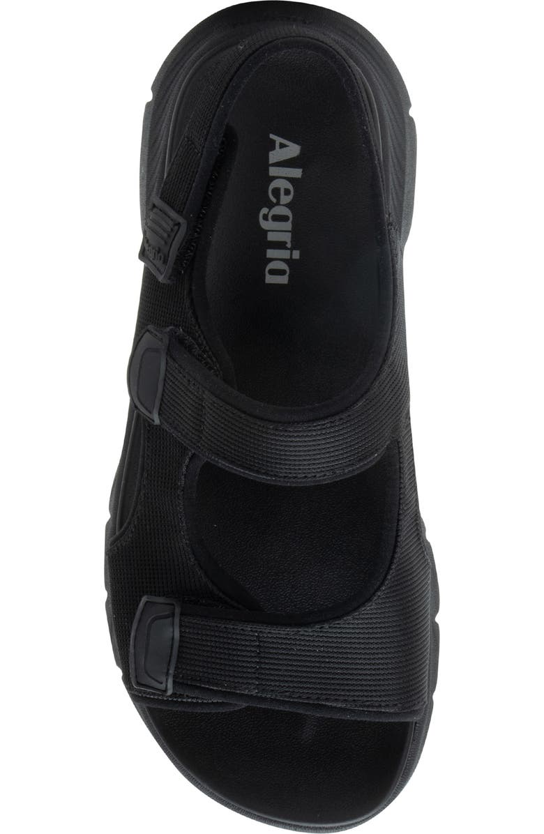 Alegria by PG Lite Sandie Sandal, Alternate, color, Black