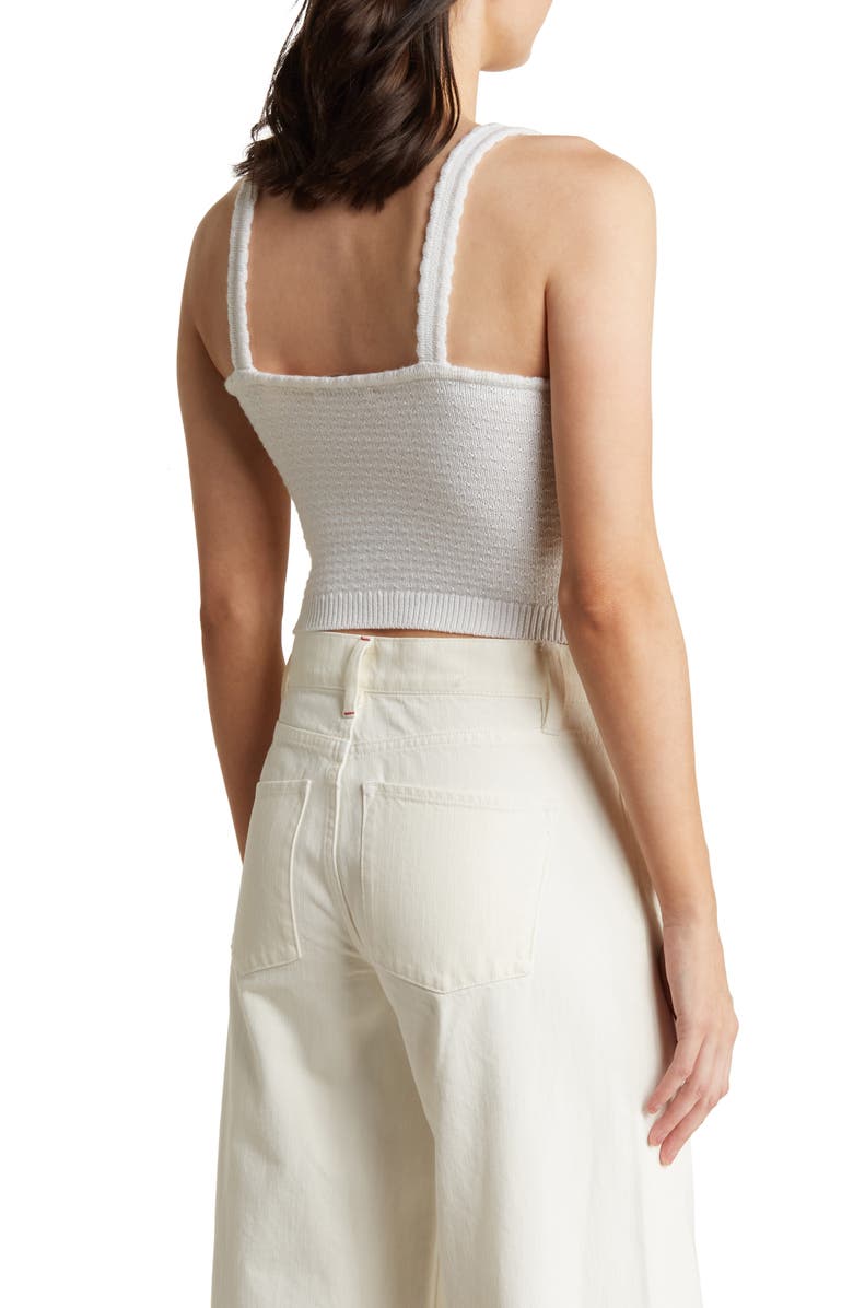 Alice + Olivia Brigida Embroidered Tank Top, Alternate, color, 