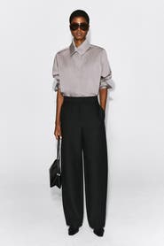COS Topstitched Barrel-Leg Pants