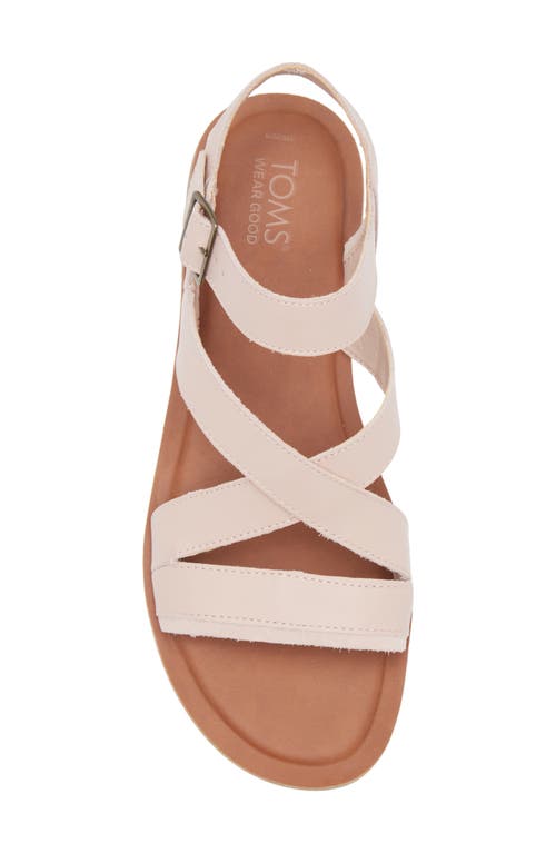 TOMS TOMS SLOANE LEATHER STRAP SANDAL