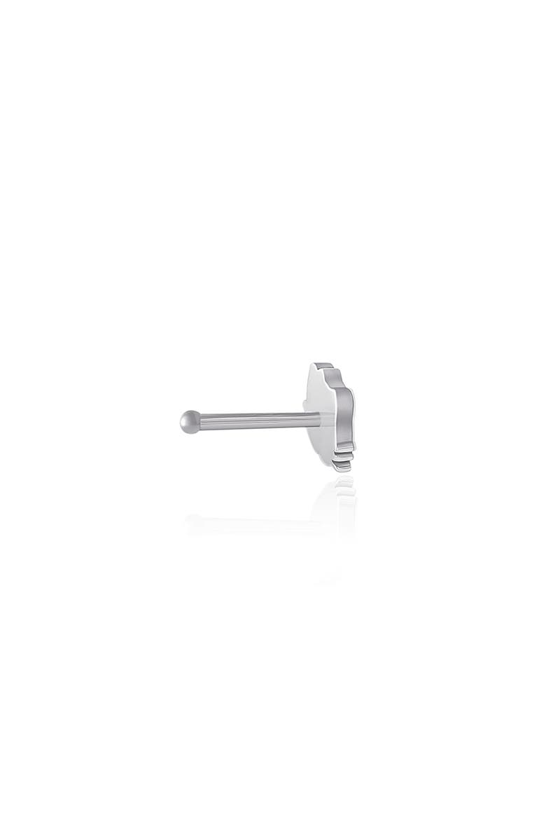 Cinnamonroll Stainless Steel Nose Stud, Alternate, color, White