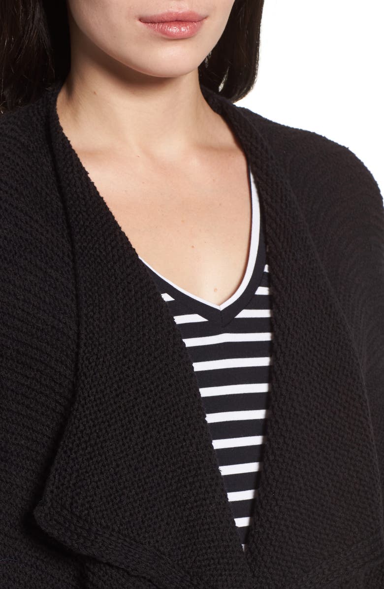 Caslon<sup>®</sup> Drape Front Long Cardigan, Alternate, color, 