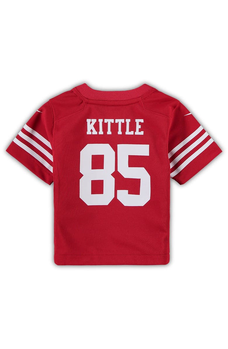 Nike Infant Nike George Kittle Scarlet San Francisco 49ers Player Game Jersey, Alternate, color, 