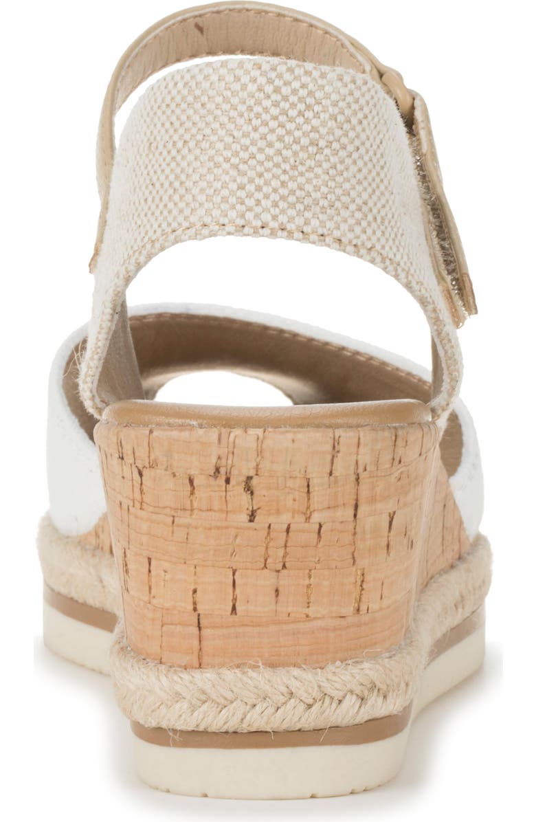 BARETRAPS Acadia Peep Toe Wedge Sandal, Alternate, color, White