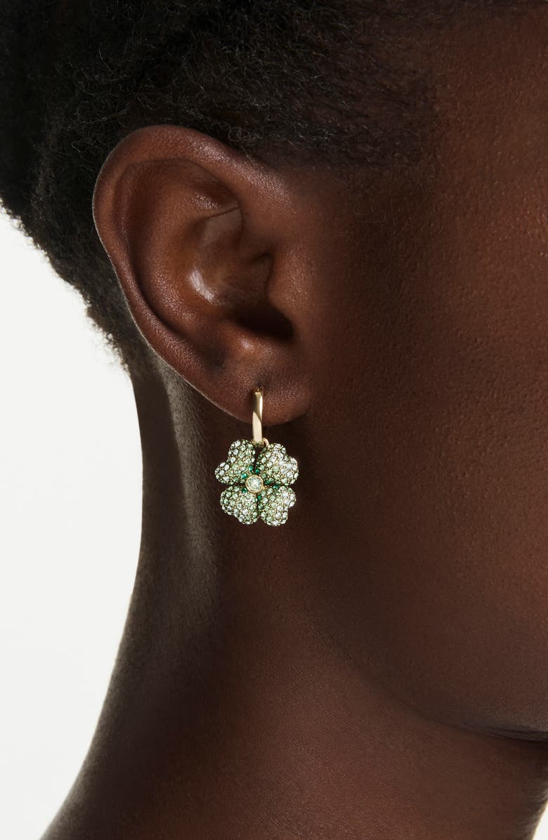 Swarovski Idyllia Set of 3 Charms with Hoop Earrings, Alternate, color, 